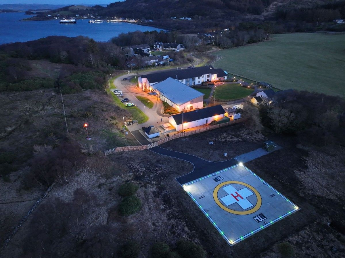 SCAA First To Land On New Emergency Helipad On Isle Of Mull | Scotland ...